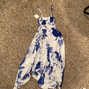 Blue flower dress